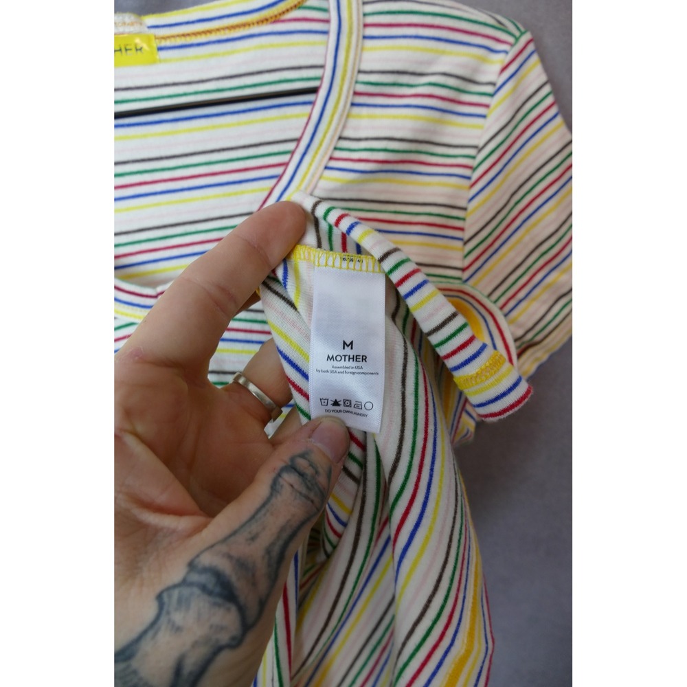 MOTHER The Itty Bitty Throwback Rainbow‎ Bridge T-shirt size M - Picture 6 of 8